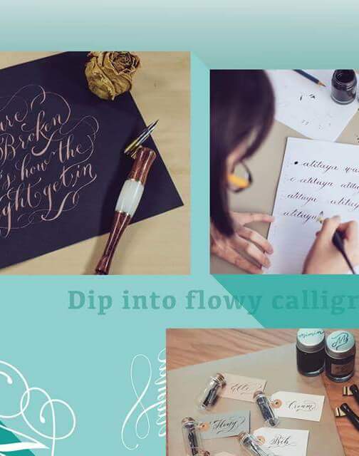 Dip Into Flowy Calligraphy