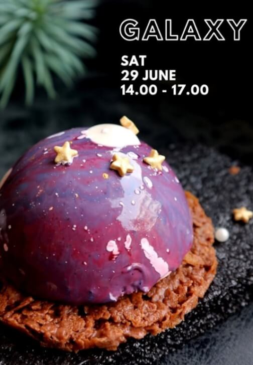 Galaxy Nutella Mousse Dome