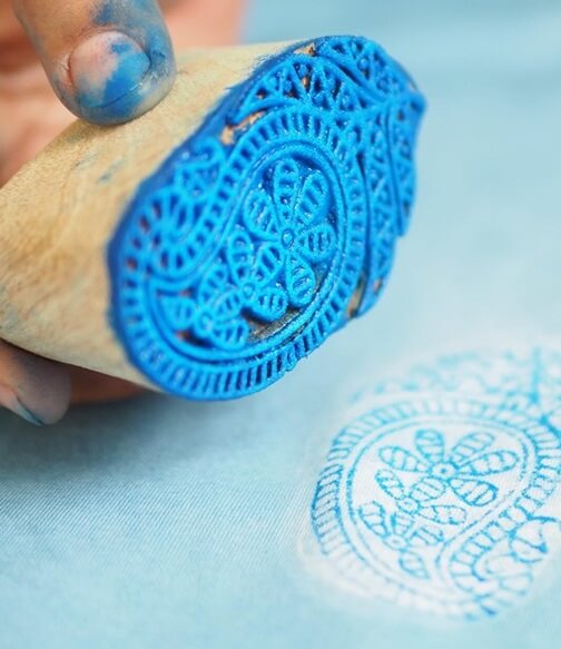 Indian Wooden Block Printing: Natural Color
