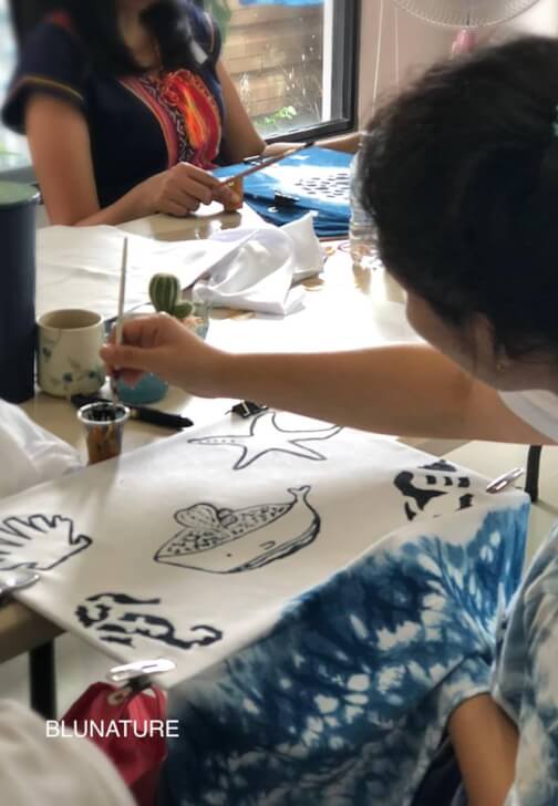 Indigo Painting Class