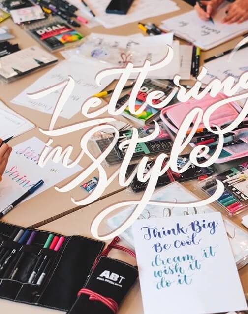 Lettering in Style with Tombow