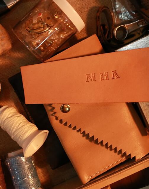 Make a Handmade Leather Diary Workshop