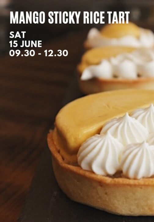 Mango Sticky Rice Tart