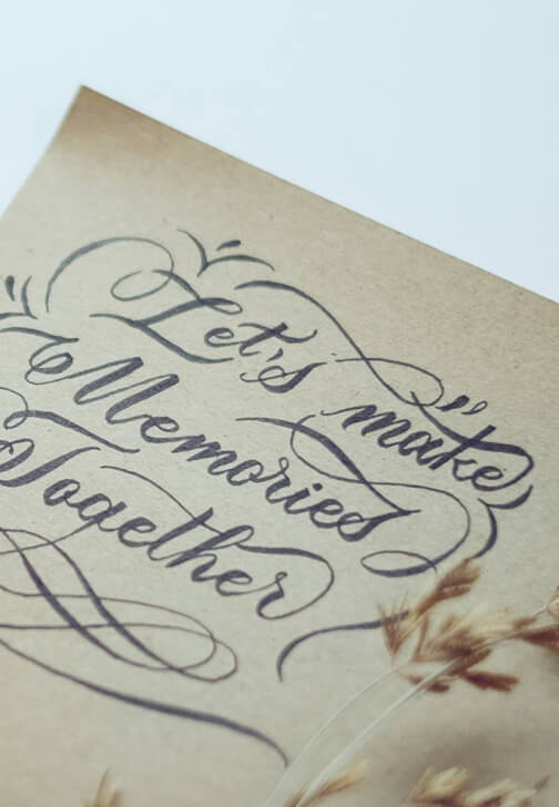 Modern Brush Calligraphy