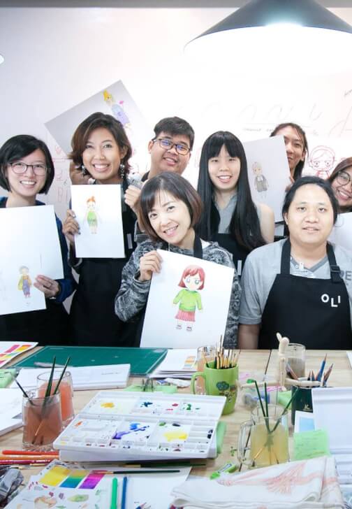 Watercolor Character Design