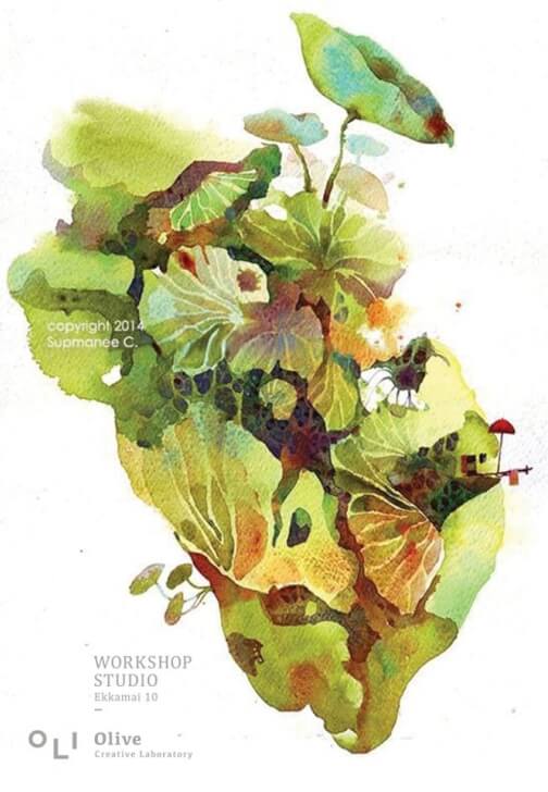 Watercolour Freehand Fantasy Workshop