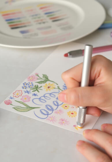 Crayon on Ceramic: Design Your Own Custom Plate