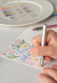 Crayon on Ceramic: Design Your Own Custom Plate
