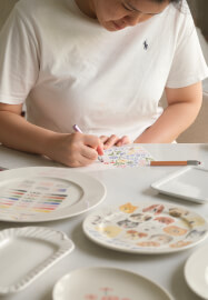 Crayon on Ceramic: Design Your Own Custom Plate