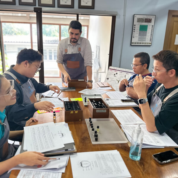 Photo from a FABB Academy of Coffee workshop