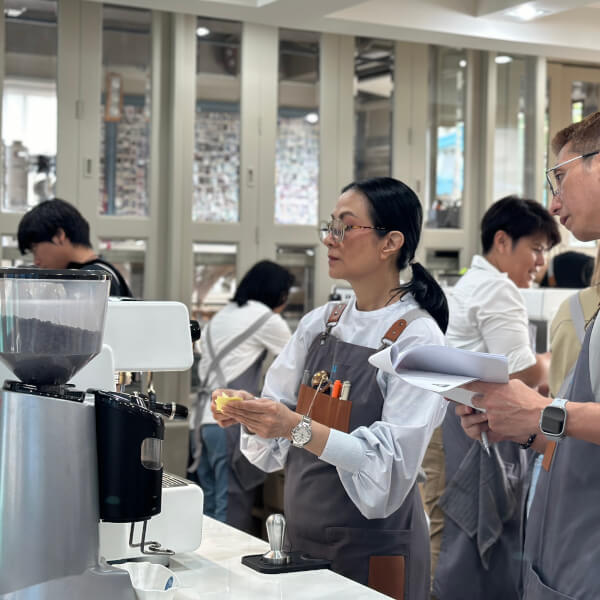 Photo from a FABB Academy of Coffee workshop