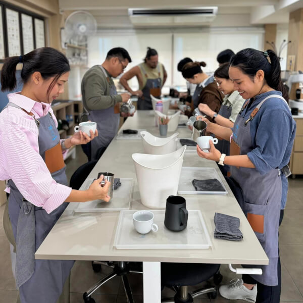 Photo from a FABB Academy of Coffee workshop