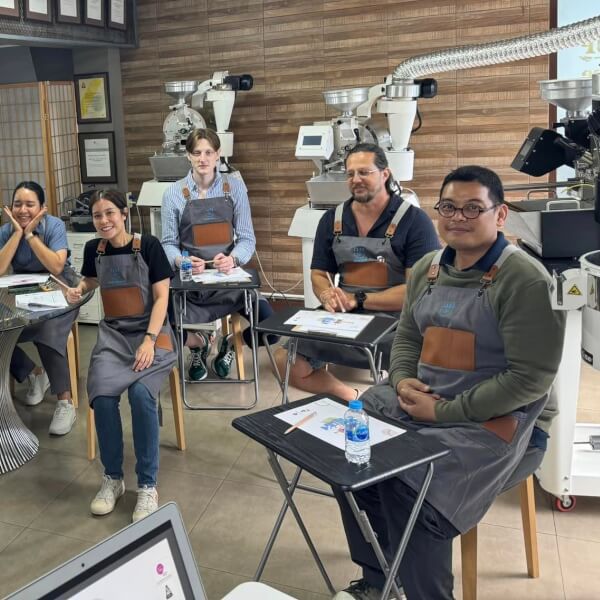Photo from a FABB Academy of Coffee workshop
